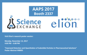 Science Exchange and Elion at AAPS